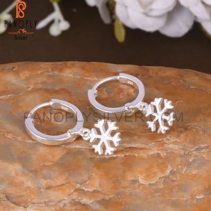 Floral 925 Sterling Silver Earrings