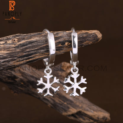 Floral 925 Sterling Silver Earrings