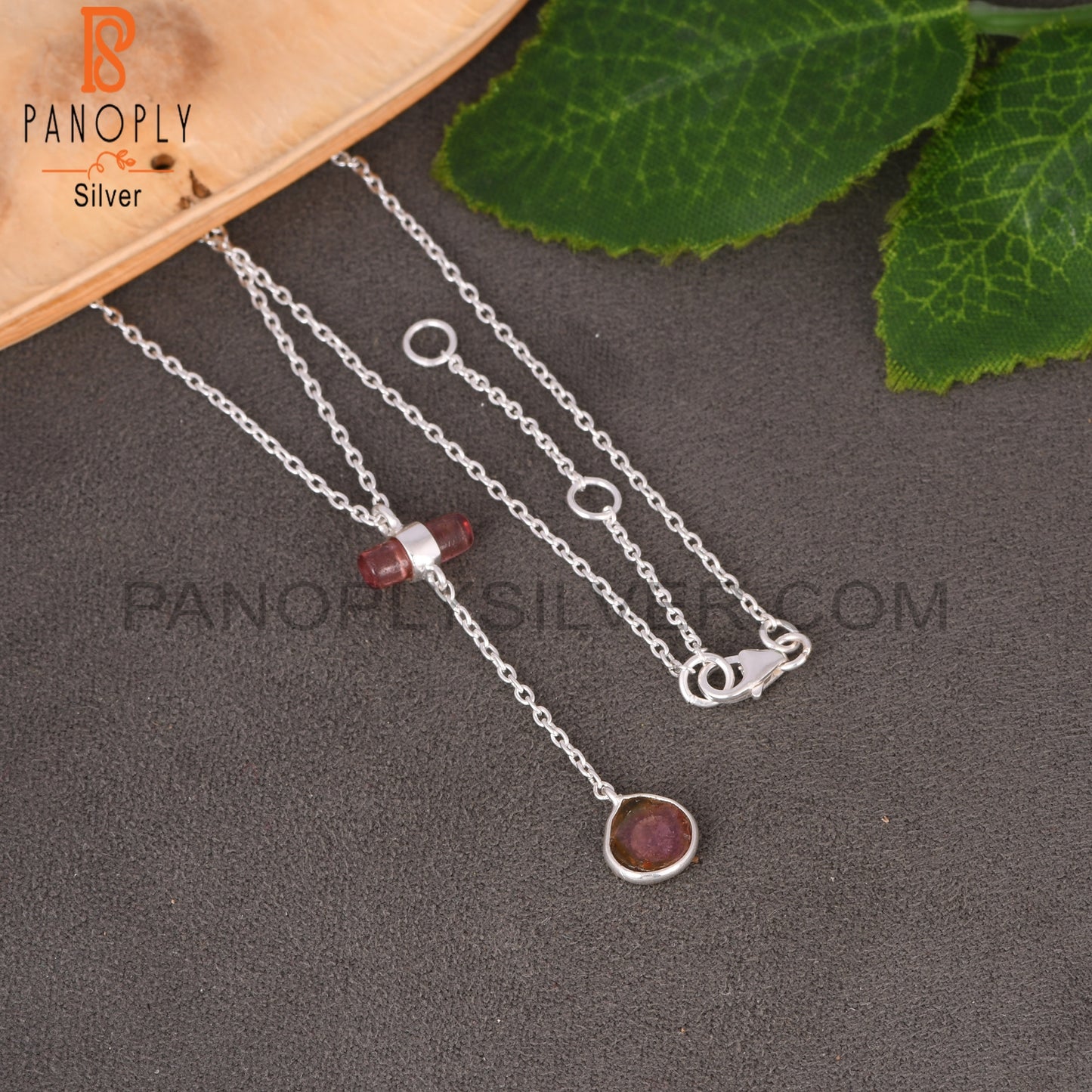 Bio Tourmaline 925 Sterling Silver Pendant
