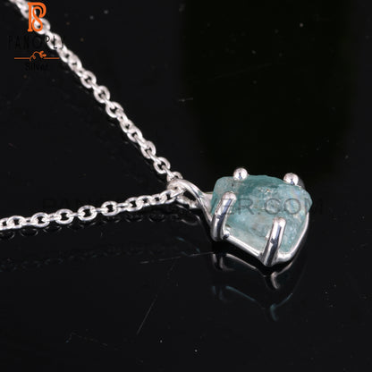 Apatite 925 Sterling Silver Chain Pendant