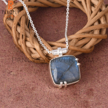 Labradorite 925 Sterling Silver Pendant