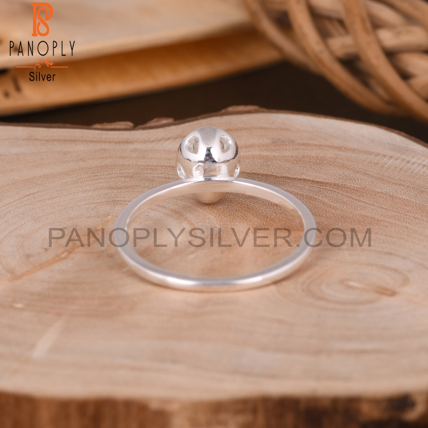 Rainbow Moonstone Oval Shape 925 Sterling Silver Ring