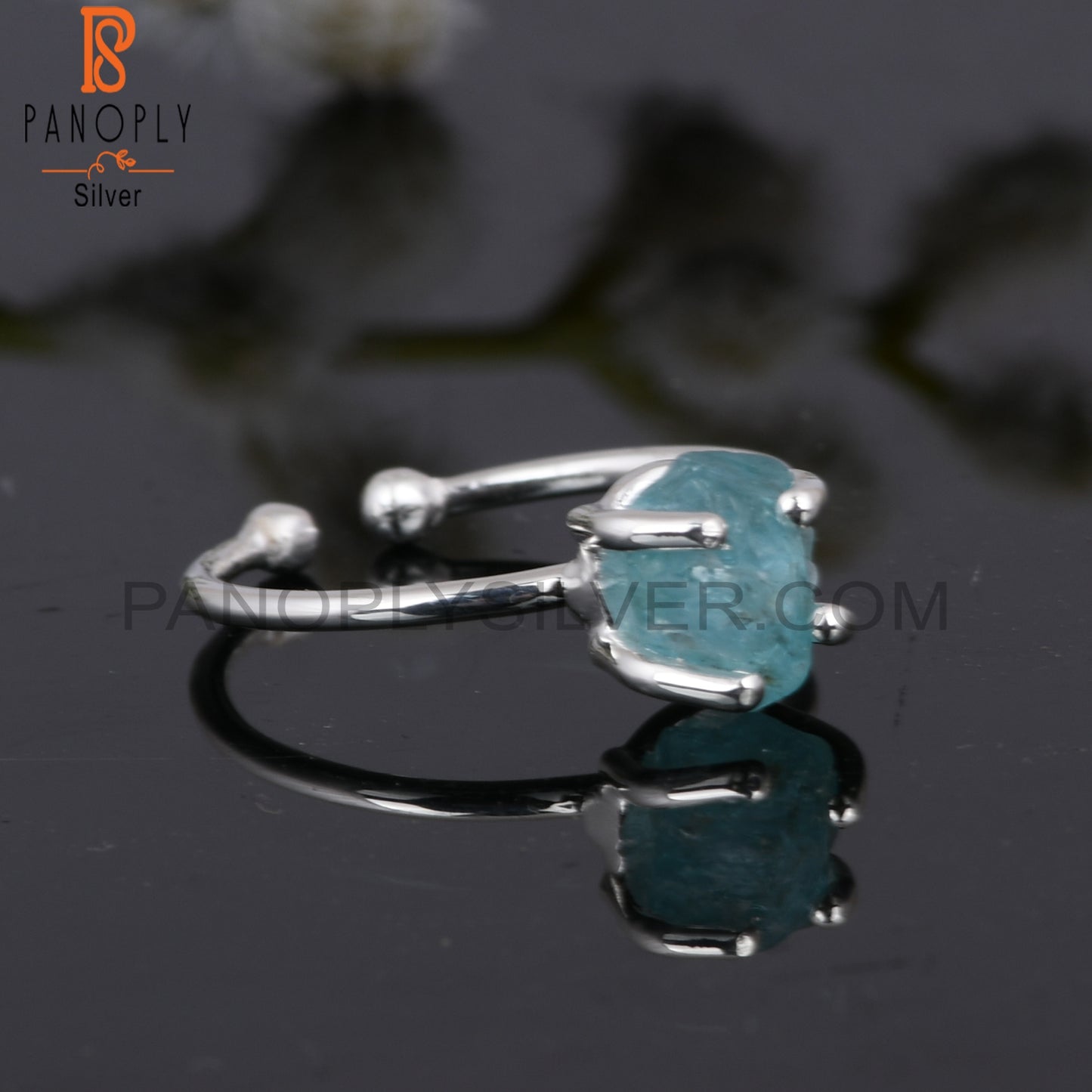 Apatite 925 Sterling Silver Ring