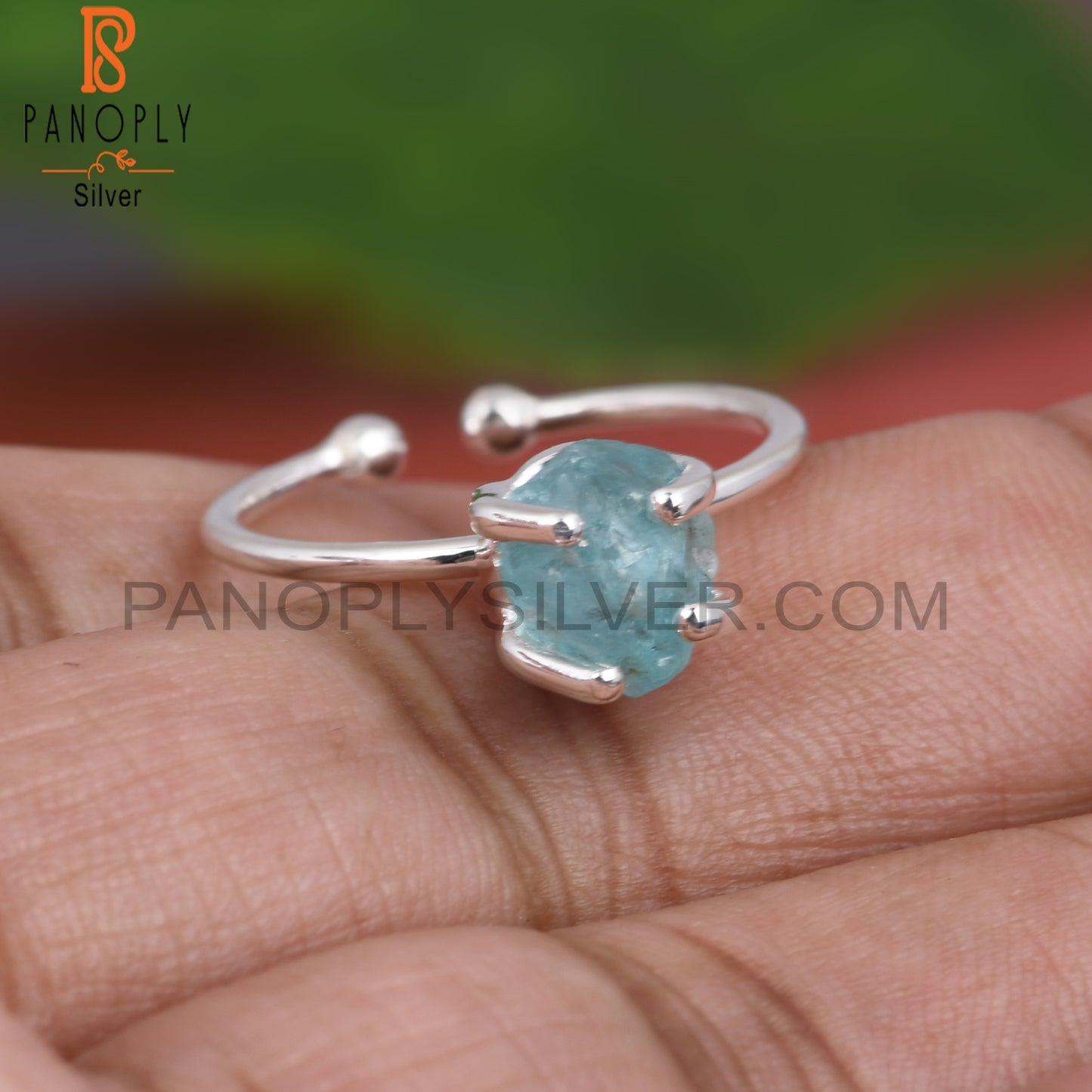 Apatite 925 Sterling Silver Ring