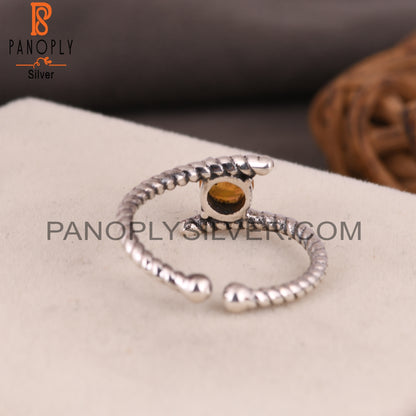 Ethinopian Opal Round Shape 925 Sterling Silver Ring