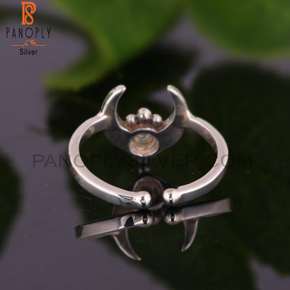 Ethiopian Opal 925 Sterling Silver Stylish Designer Ring