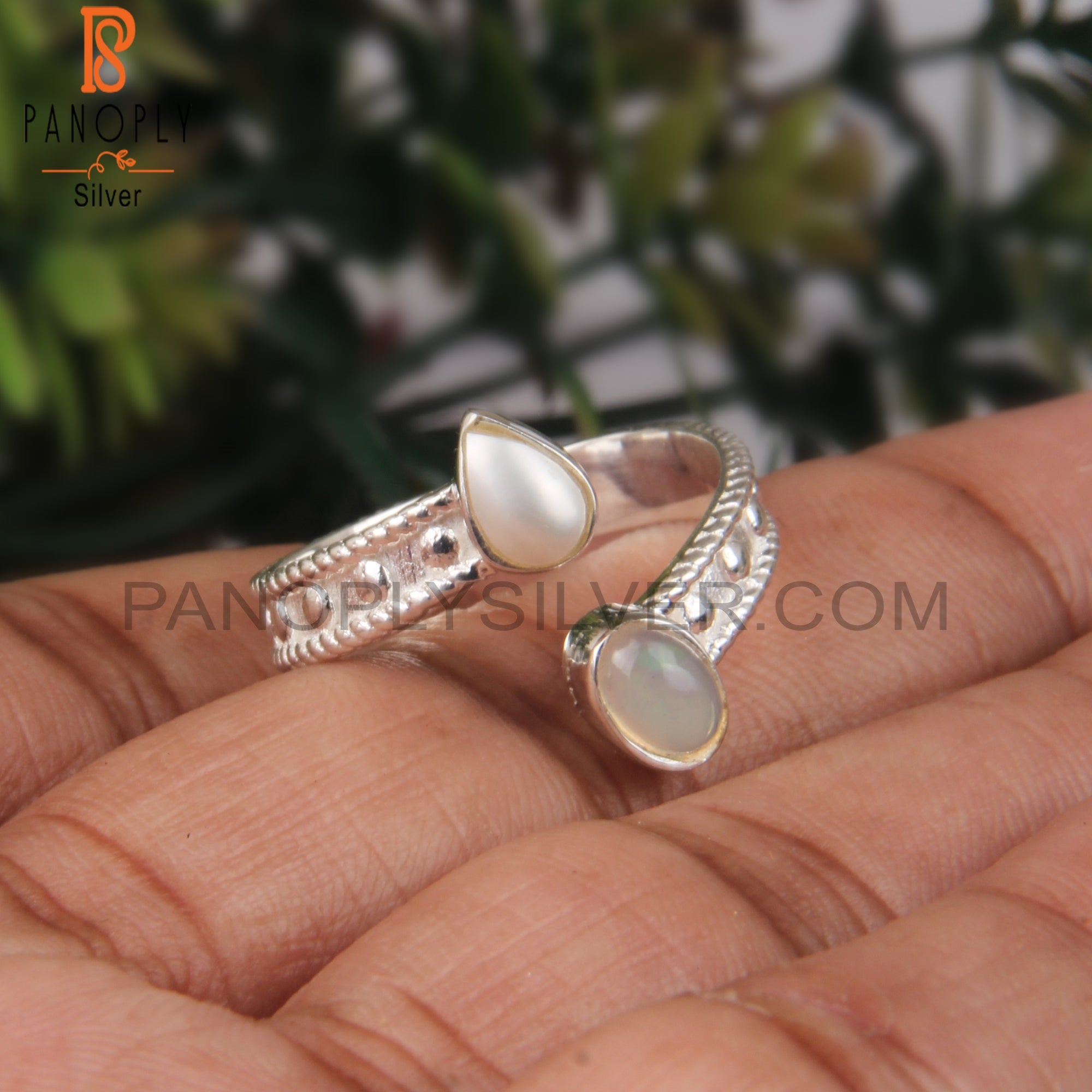 Buy Silver Pearl Ring Men 9 Mm Round Pearl Band Mens Pearl Ring Synthetic Pearl  Ring for Men Heavy Silver Pearl Ring Online in India - Etsy
