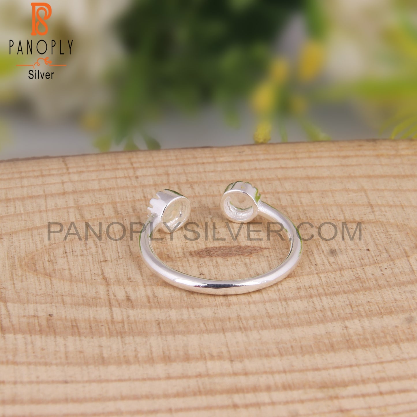 Crystal Quartz & Ethiopian Opal 925 Sterling Silver Ring