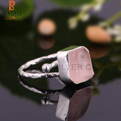 Rose Quartz Women’s 925 Sterling Silver Ring
