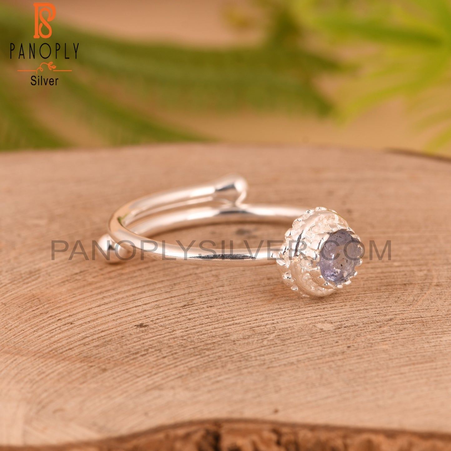 Tanzanite Sterling Silver 925 Adjustable Ring