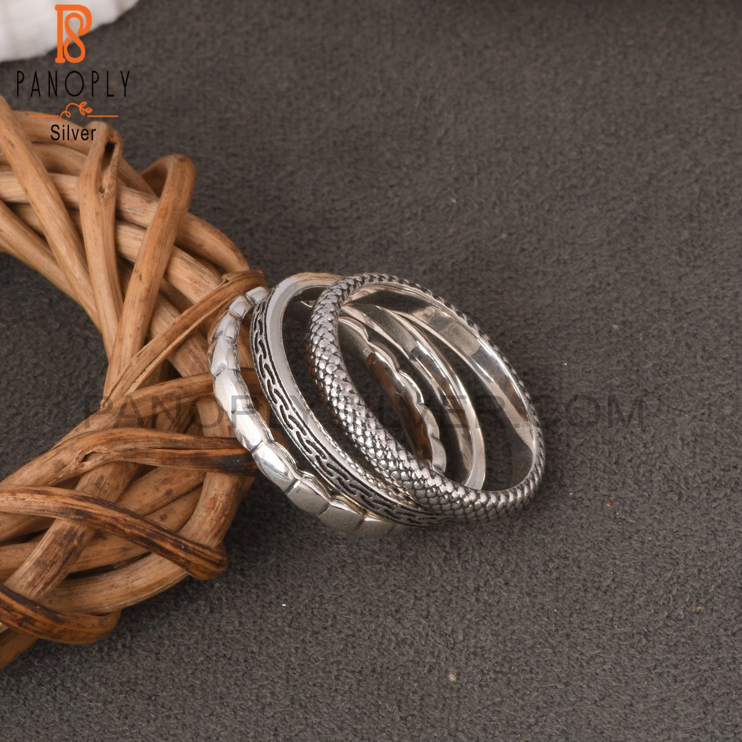 Vintage Oxidized 925 Sterling Silver Ring
