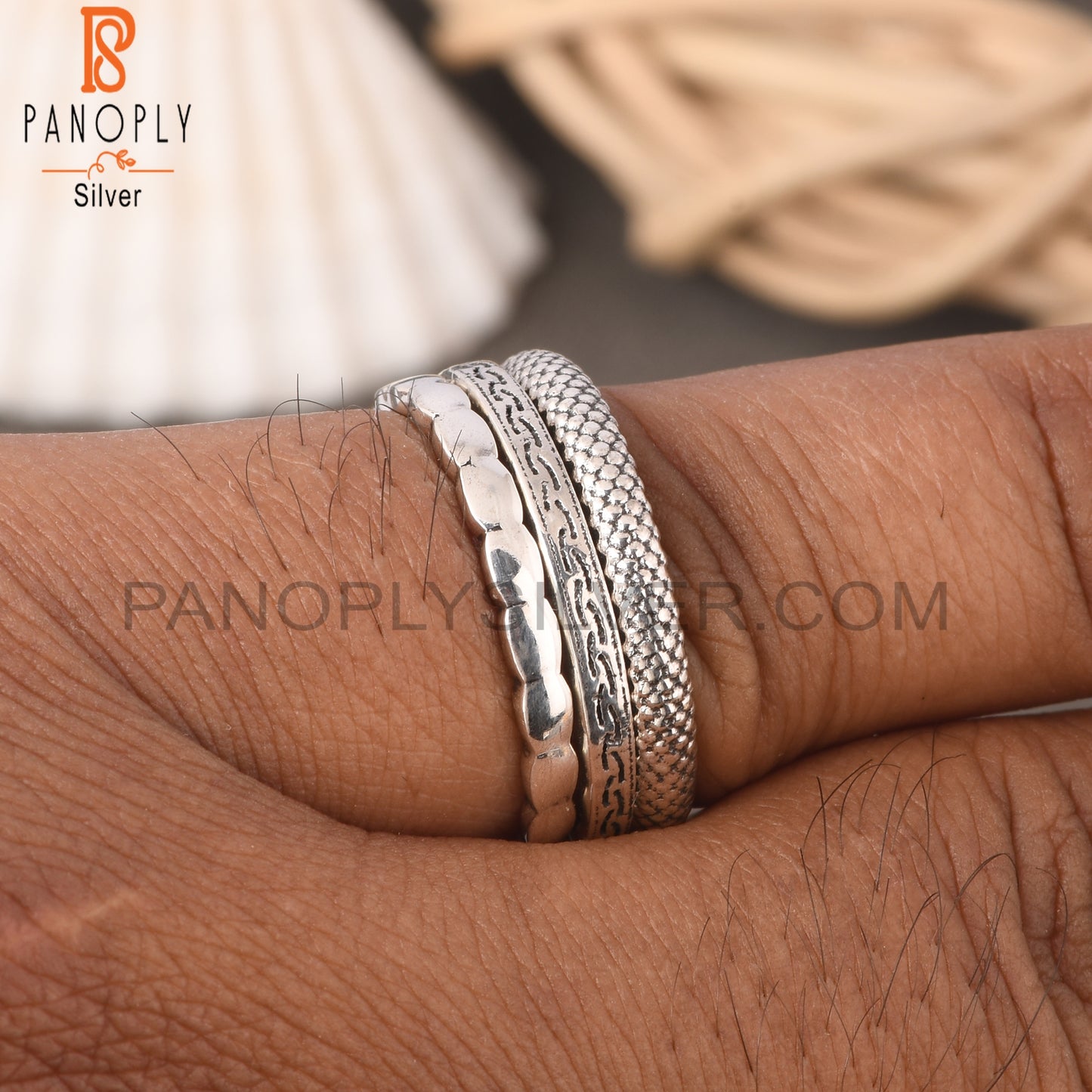 Vintage Oxidized 925 Sterling Silver Ring