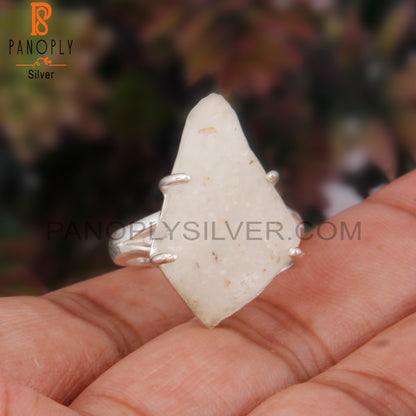 Libyan Desert Glass Gem 925 Sterling Silver Ring