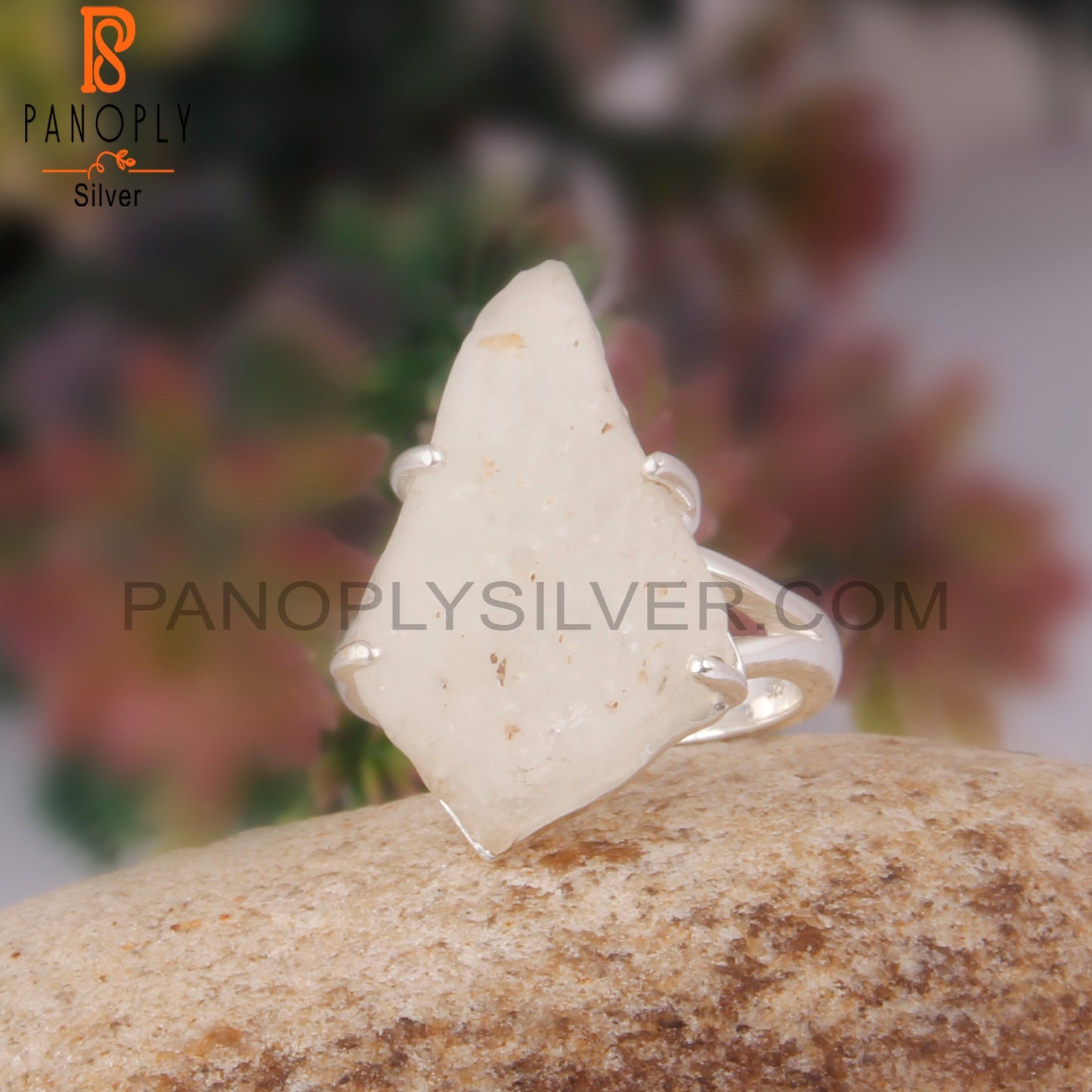 Libyan Desert Glass Gem 925 Sterling Silver Ring