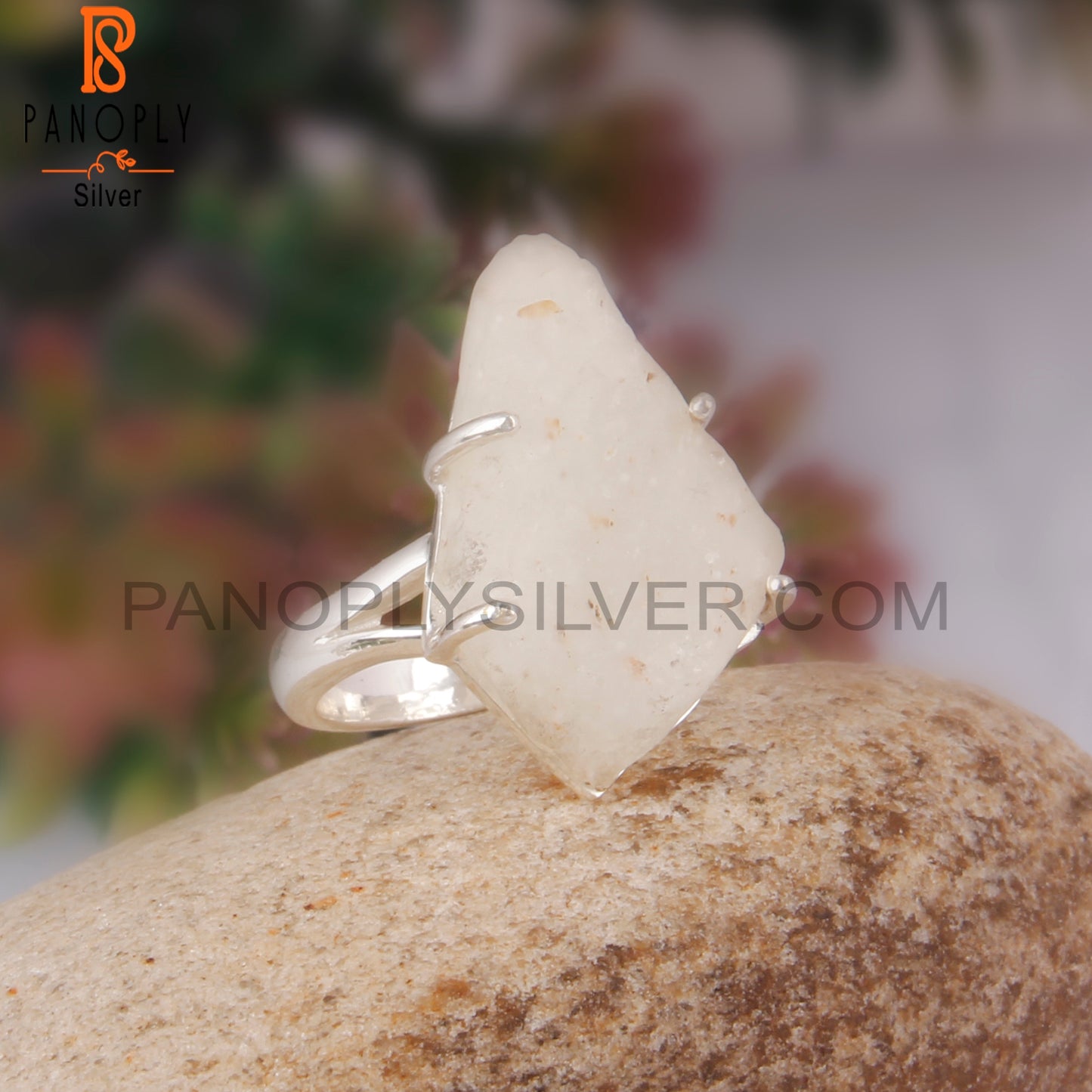 Libyan Desert Glass Gem 925 Sterling Silver Ring