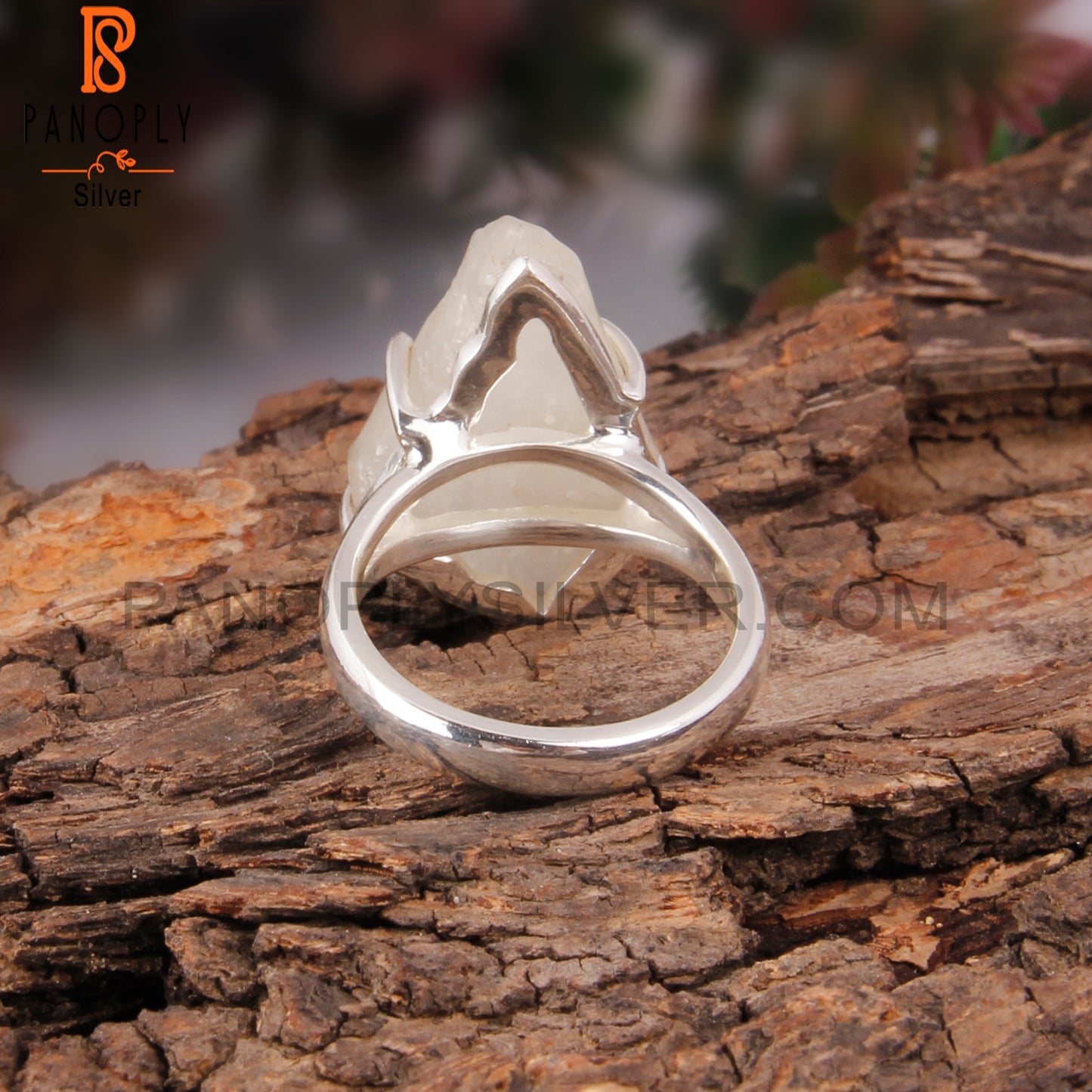 Libyan Desert Glass Gem 925 Sterling Silver Ring