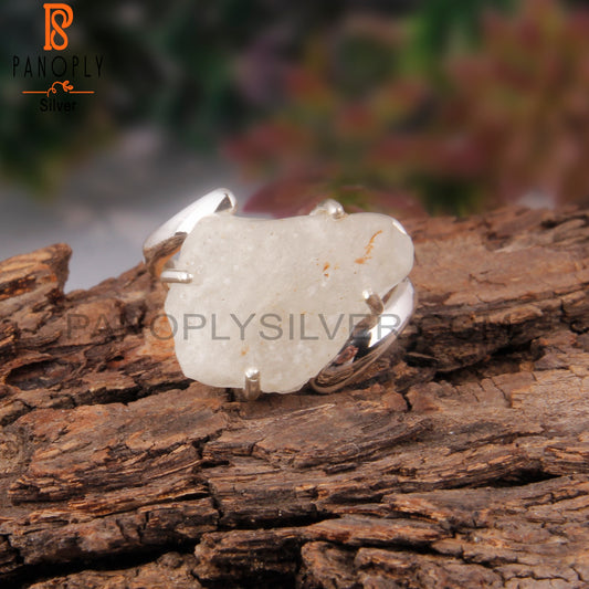 Libyan Desert Glass 925 Sterling Silver Ring Jewelry
