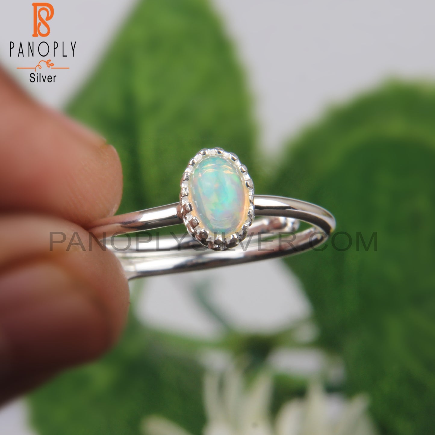 Openable Ethiopian Opal Oval Shape 925 Sterling Silver Ring