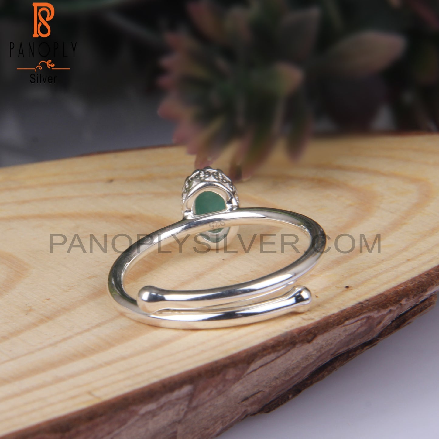 Arizona Turquoise Oval Shape 925 Sterling Silver Blue Ring