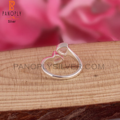 Ethiopian Opal, Rainbow Moonstone 925 Sterling Silver Ring