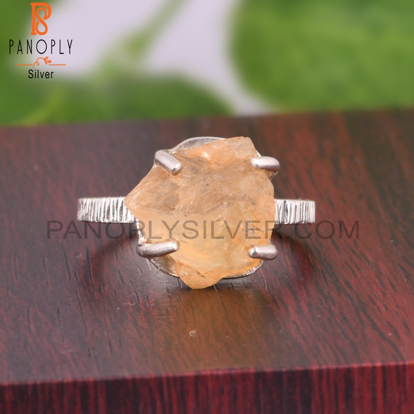 Citrine New 925 Sterling Silver Ring