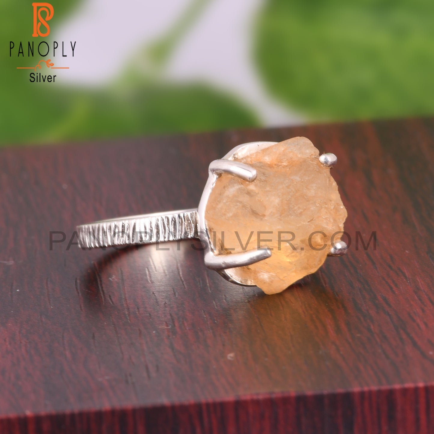 Citrine New 925 Sterling Silver Ring