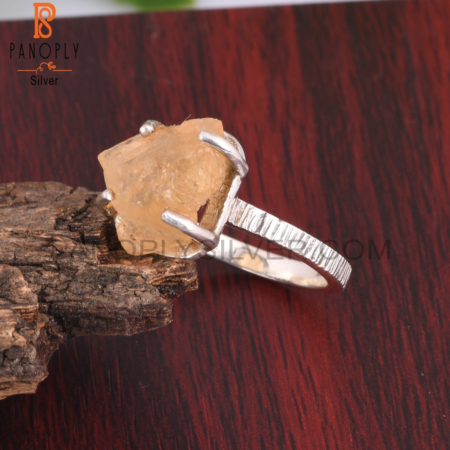 Citrine New 925 Sterling Silver Ring
