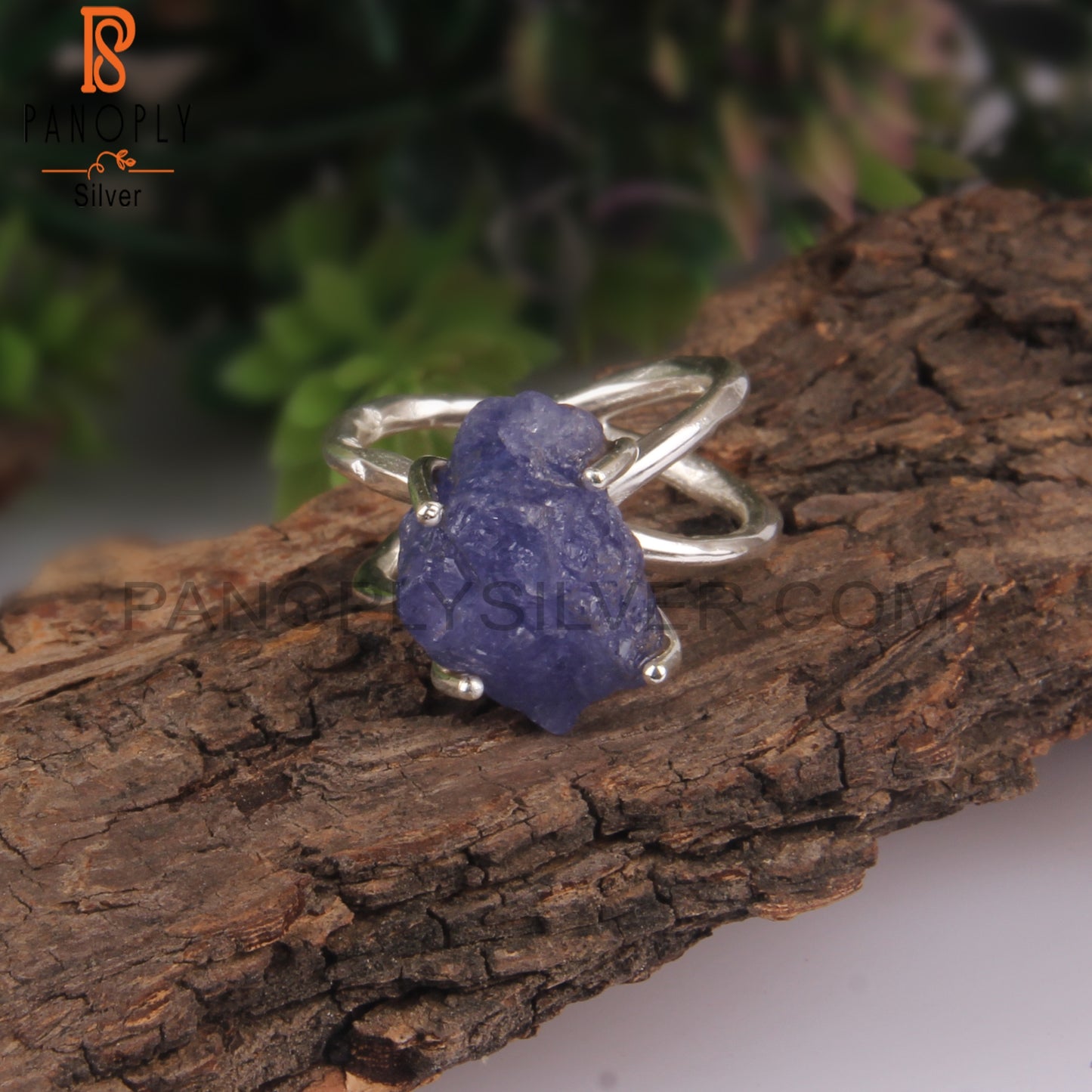 Hypoallergenic Tanzanite Sterling Silver 925 Elegant Ring