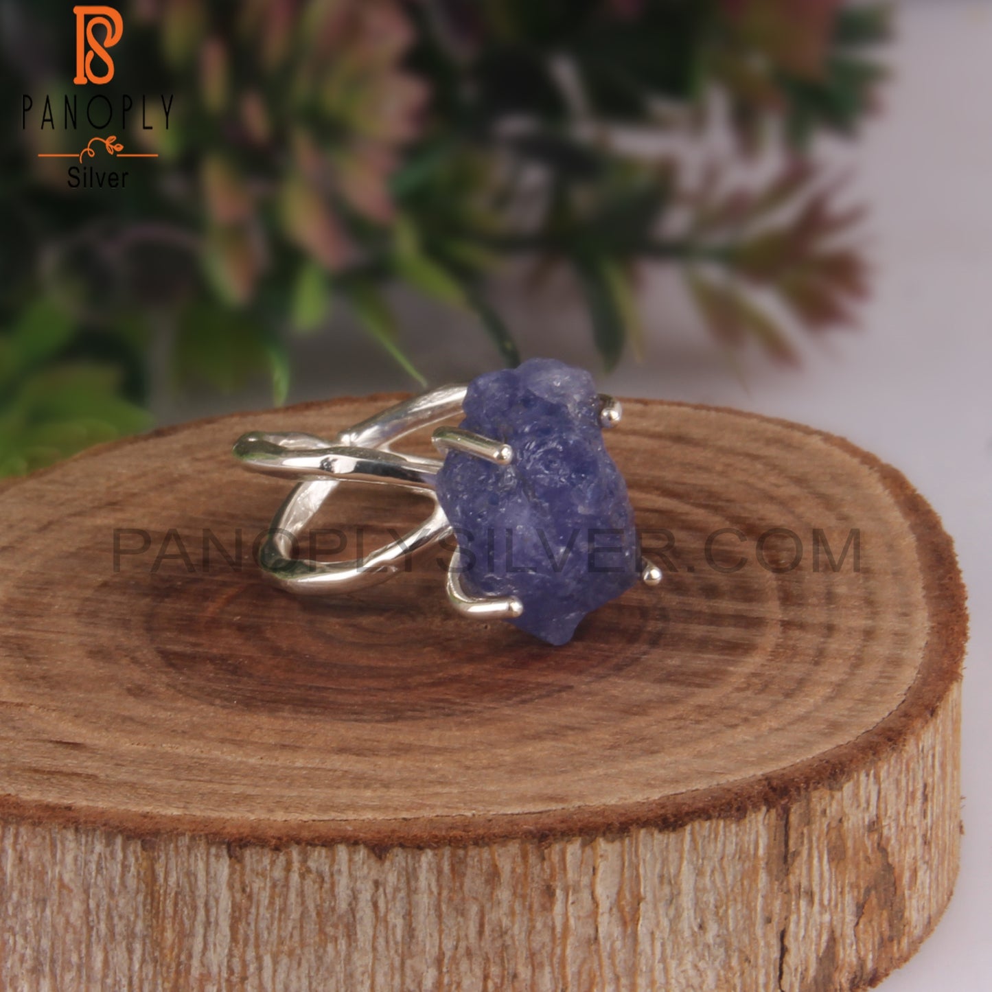 Hypoallergenic Tanzanite Sterling Silver 925 Elegant Ring