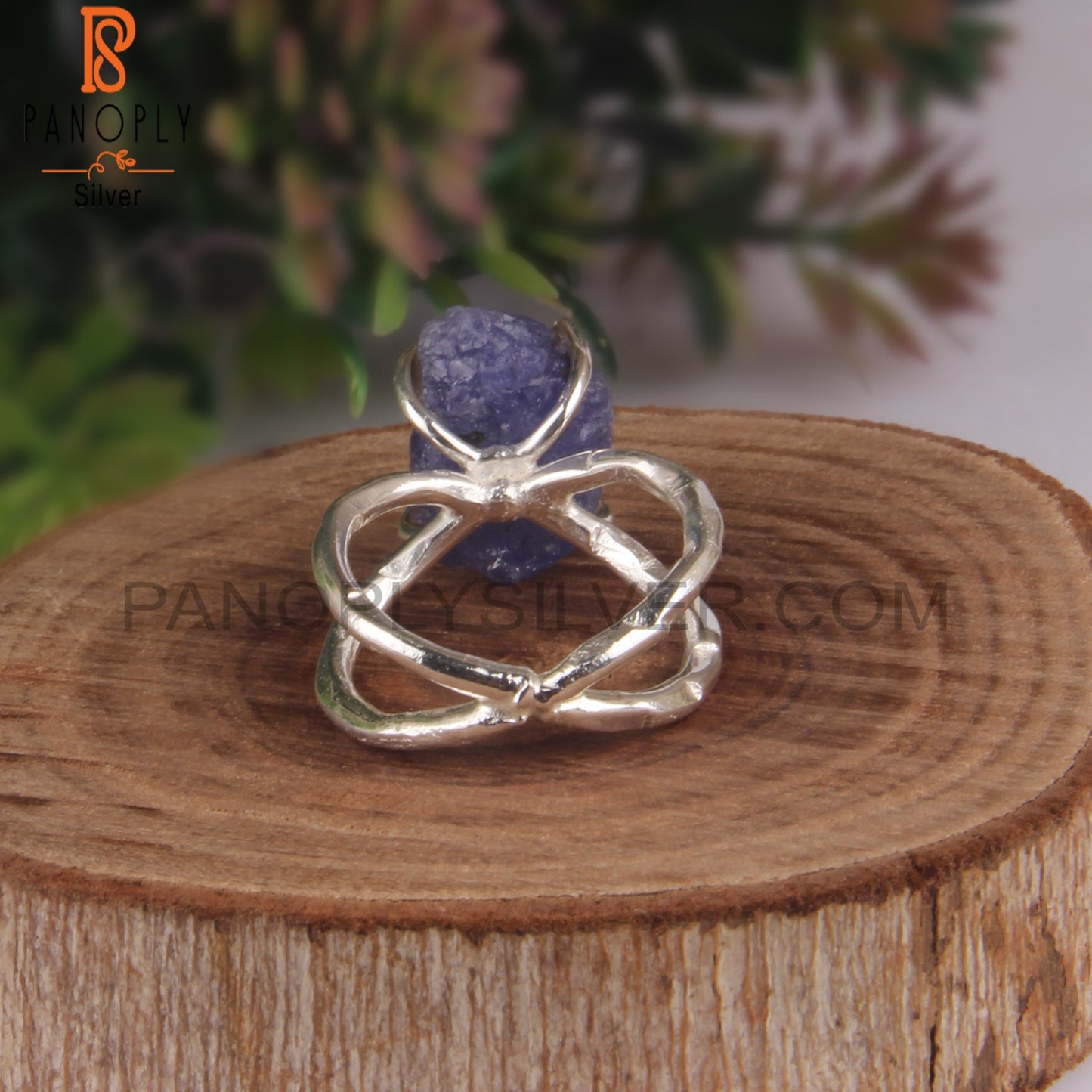 Hypoallergenic Tanzanite Sterling Silver 925 Elegant Ring