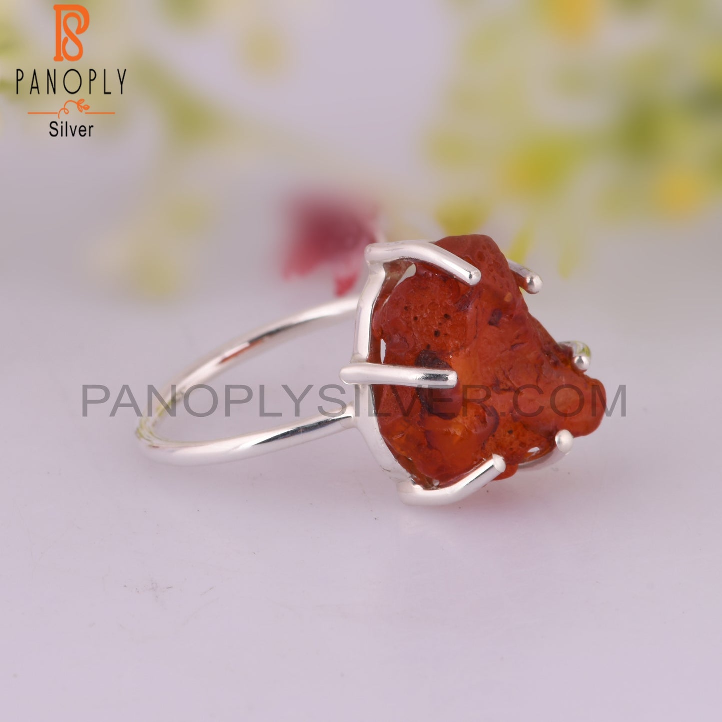 Carnelian 925 Sterling Silver Stylish Ring