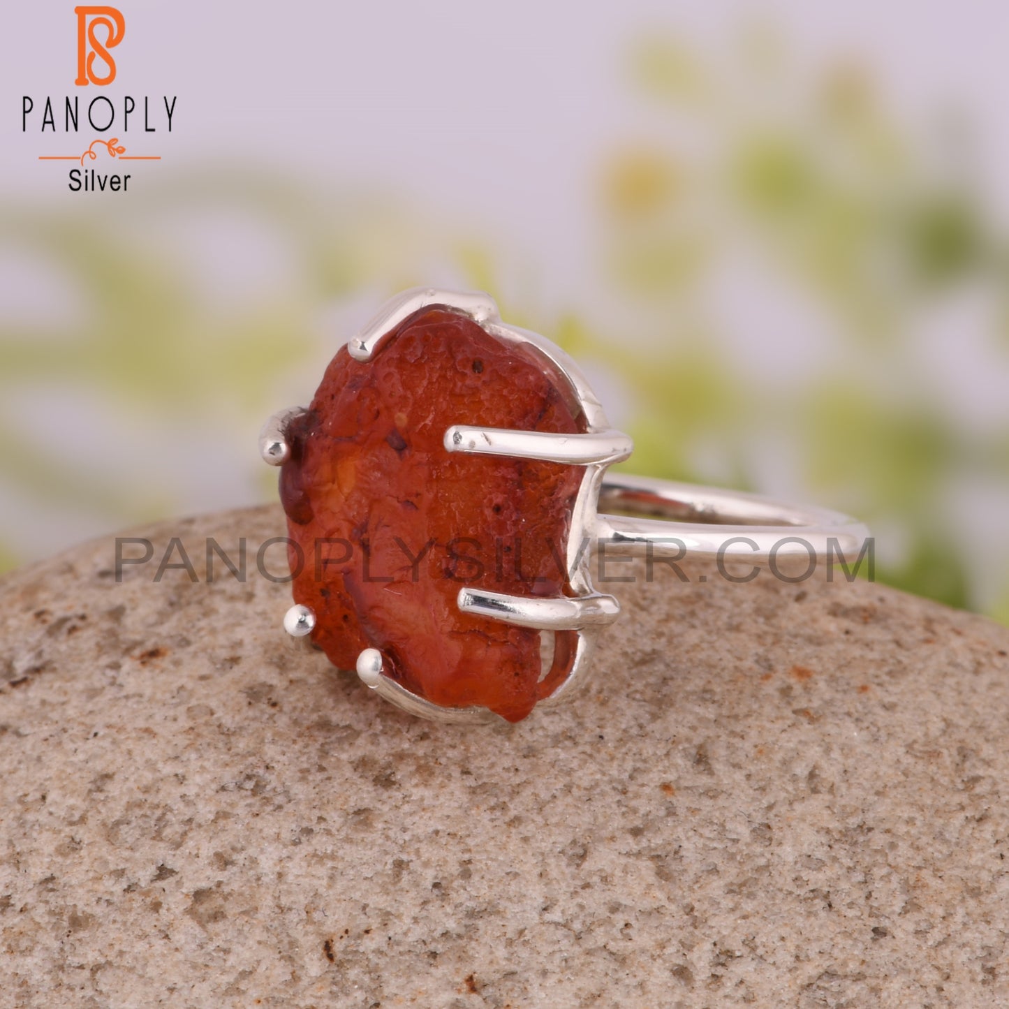 Carnelian 925 Sterling Silver Stylish Ring