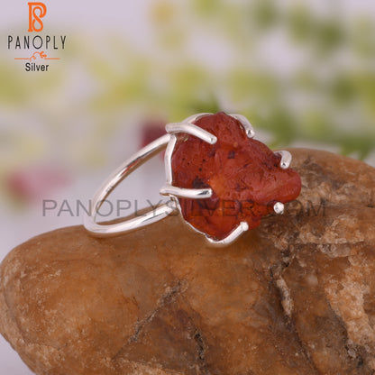 Carnelian 925 Sterling Silver Stylish Ring