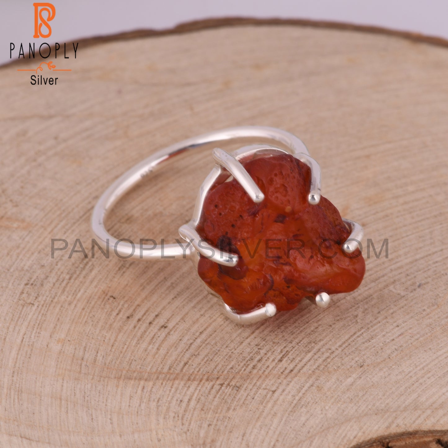 Carnelian 925 Sterling Silver Stylish Ring