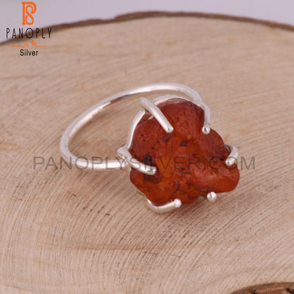 Carnelian 925 Sterling Silver Stylish Ring
