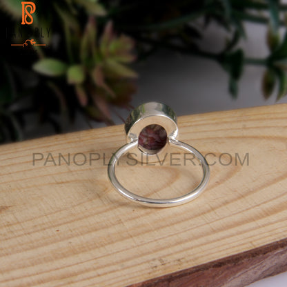 Mojave Copper Oyster Turquoise Sterling Silver 925 Ring