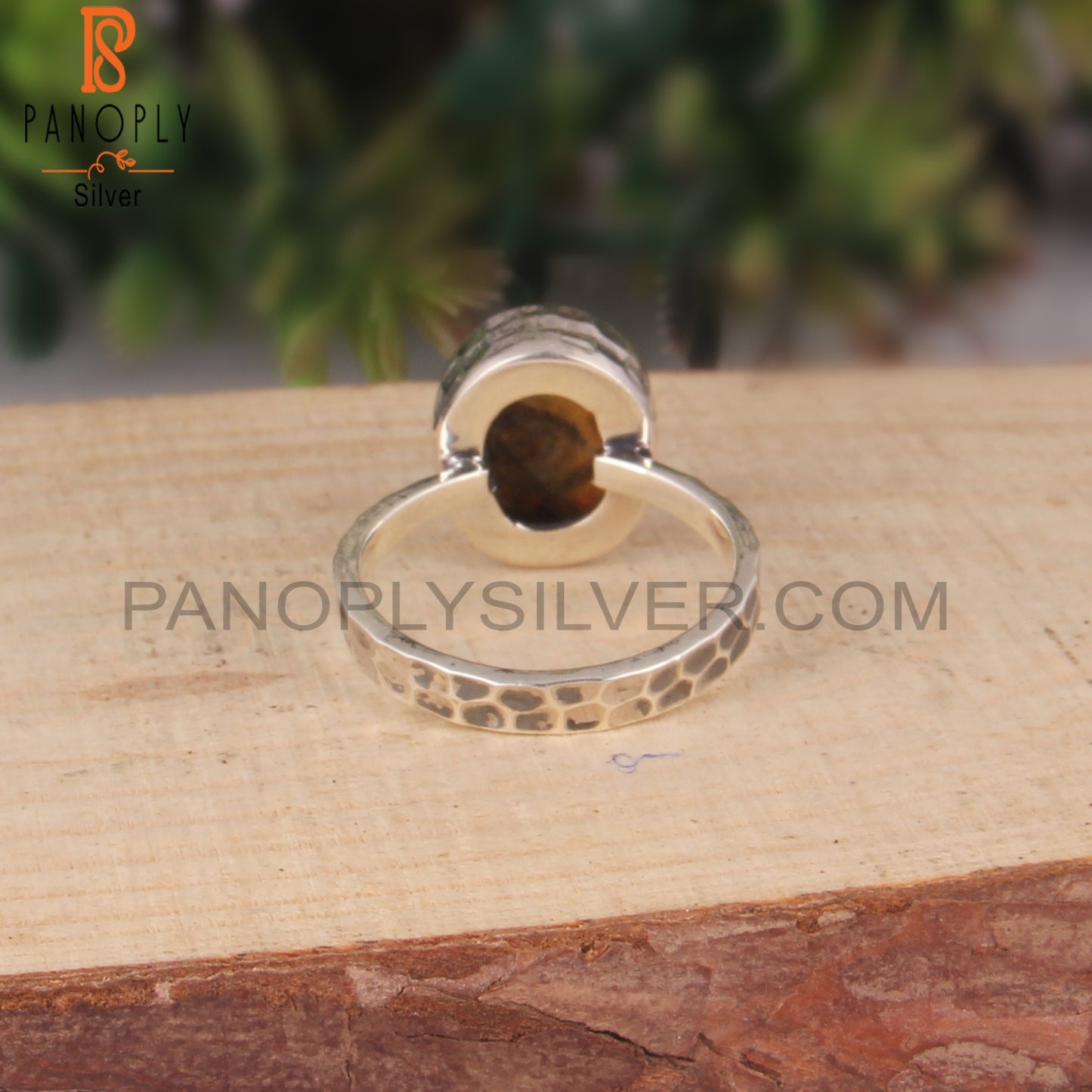 Unique Mojave Copper Bumblebee Turquoise Oval 925 Silver Ring
