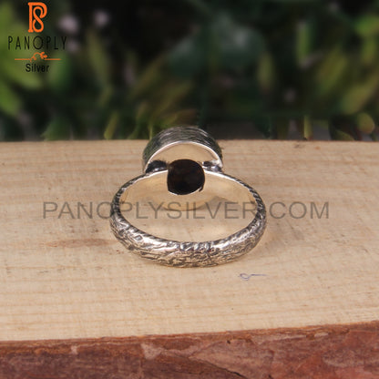 Natural Mojave Copper Lapis 925 Silver Engagement Ring