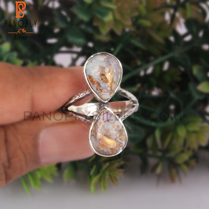 Mojave Copper Ethiopian Opal Pear 925 Jewelry