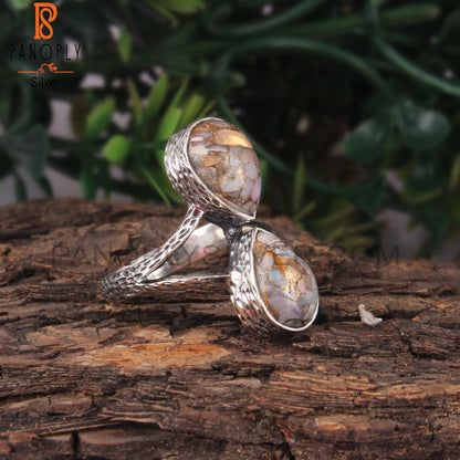 Mojave Copper Ethiopian Opal Pear 925 Jewelry