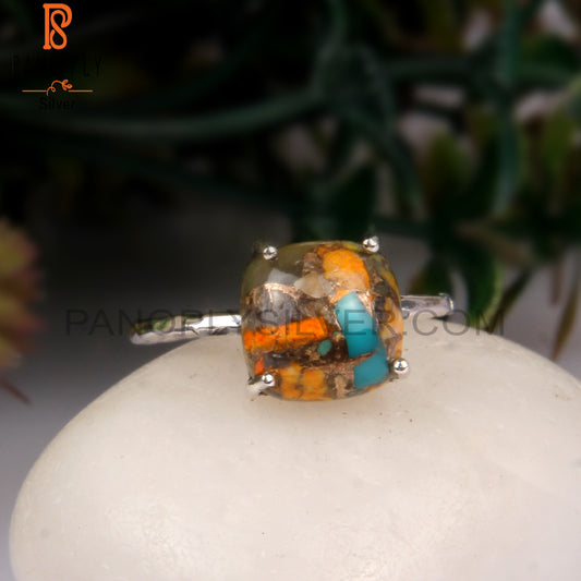Mojave Copper Bumblebee Turquoise Ring