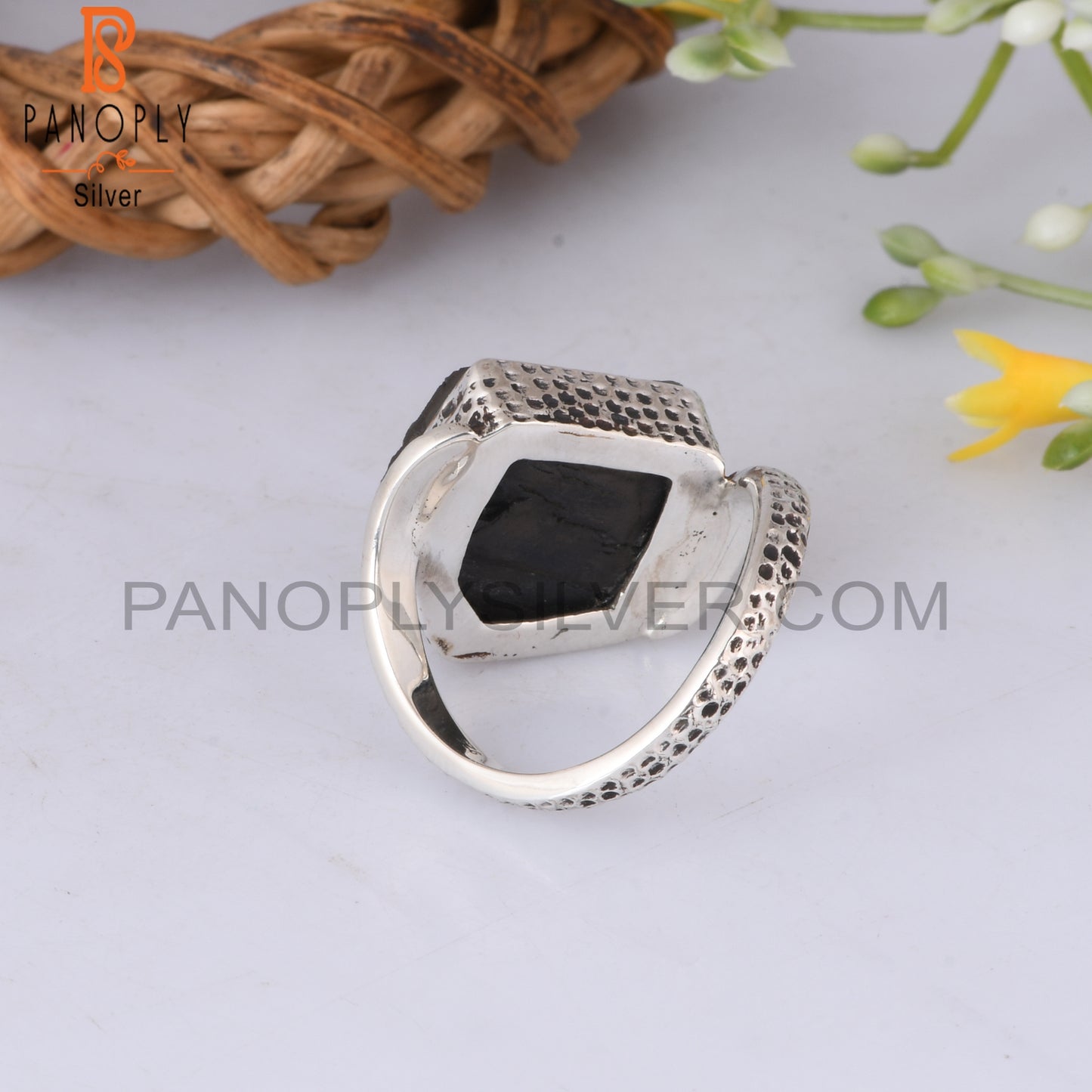 Labradorite Rough 925 Sterling Silver Ring