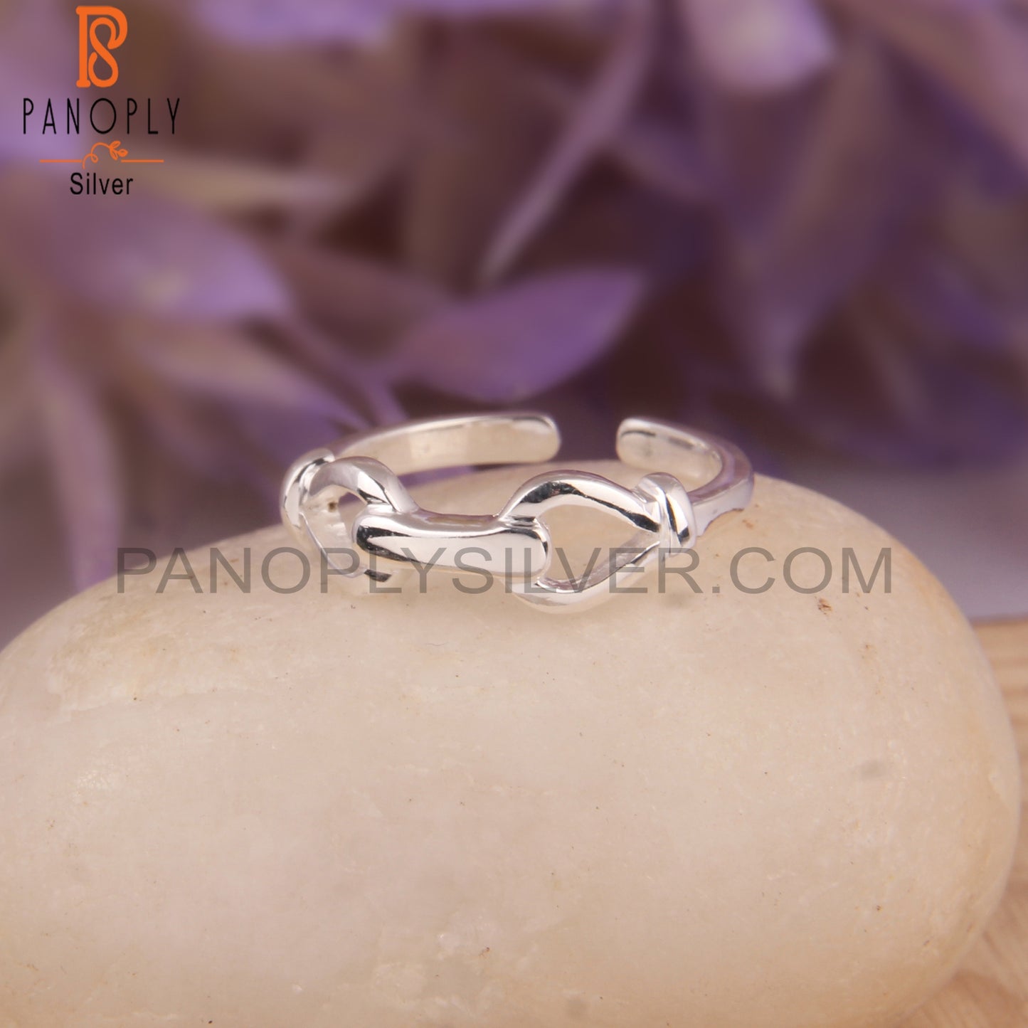 Handmade 925 Sterling Silver Knot Pattern Ring