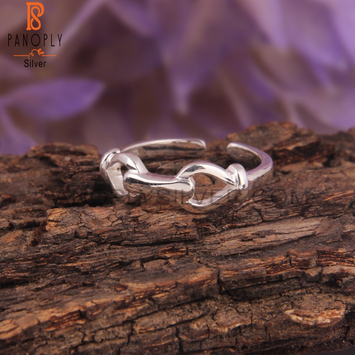 Handmade 925 Sterling Silver Knot Pattern Ring