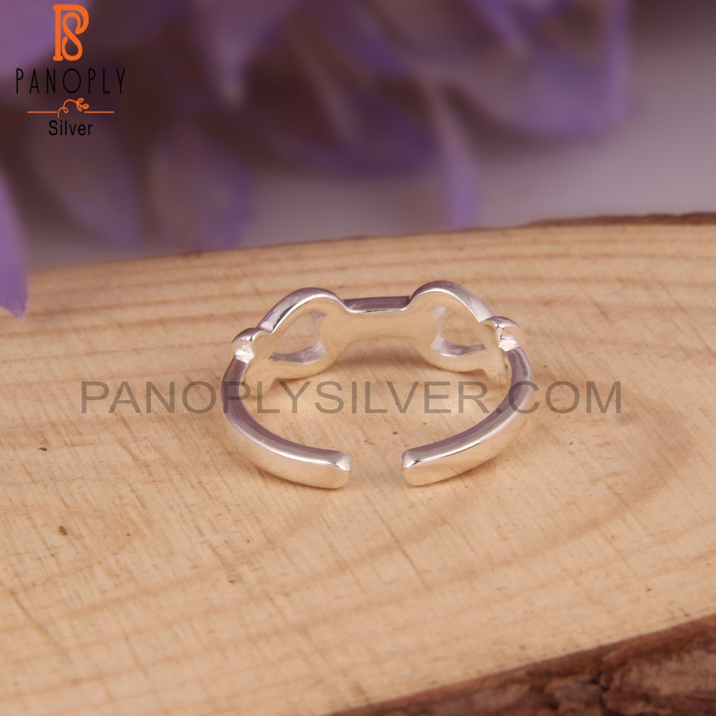 Handmade 925 Sterling Silver Knot Pattern Ring