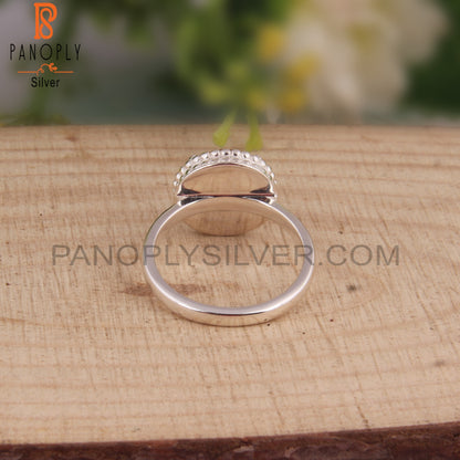 Mojave Copper Bumblebee Turquoise 925 Ring For Love