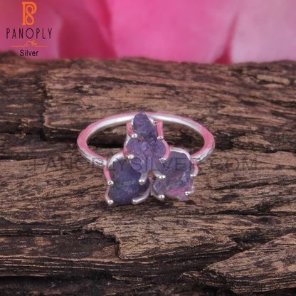 Tanzanite Gem 925 Sterling Silver Ring For Women