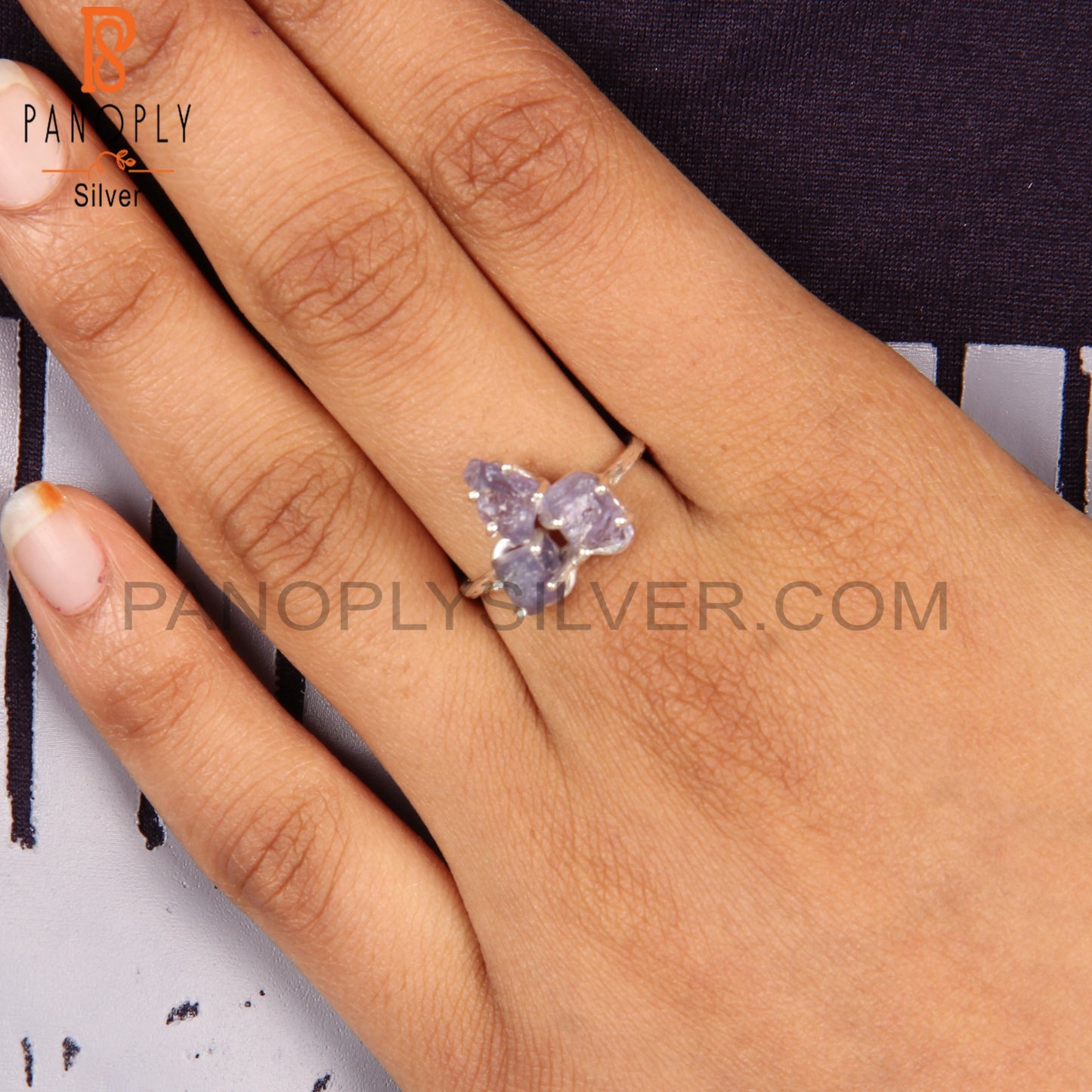 Tanzanite Gem 925 Sterling Silver Ring For Women