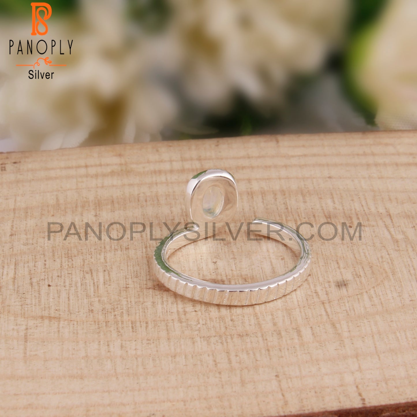 Ethiopian Opal Oval 925 Stamp Sterling Silver Casual Ring