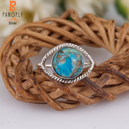 Mojave Copper Turquoise Hypoallergenic 925 Ring
